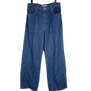 Levi’s High Waisted Straight Leg Jeans Baggy 90s Y2K Cotton Hemp Women’s 31 x 29